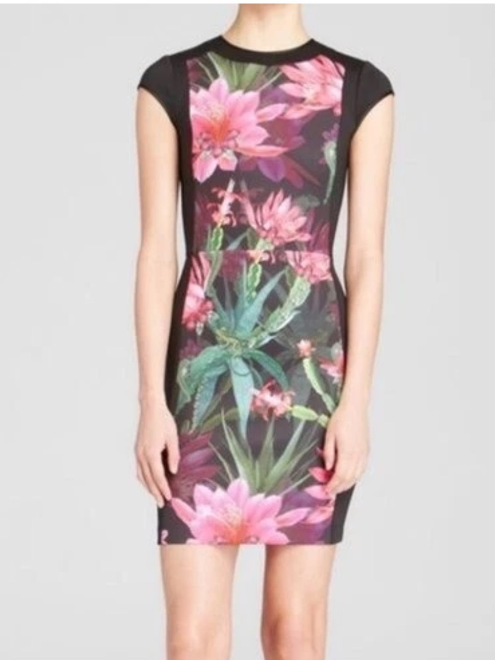 Ted Baker Ellika Chameleon Jungle Floral Bodycon Dress 1